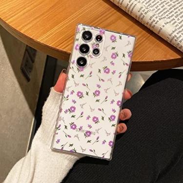 Imagem de Capa de silicone transparente linda flor para Samsung S20 FE S21 Ultra S22 Plus Note 10 Pro 20 A13 A53 A33 A73 Capa de Proteção de Lente, JKZiCeHua, Para Samsung A32 4G