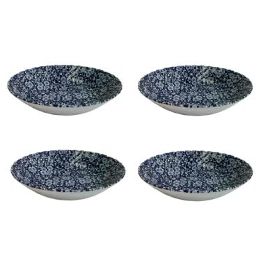 Imagem de Royal Wessex by Churchill Victorian Calico Conjunto de louça com 4 peças, 23 cm, feito na Inglaterra