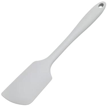 Imagem de Chef Craft Espátula angular de silicone premium, 28 cm, cinza