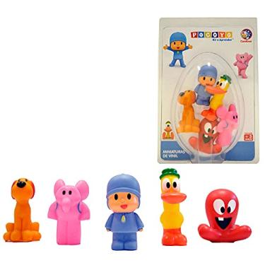 Imagem de Conjunto com 5 Miniaturas em Vinil - Pocoyo - Cardoso