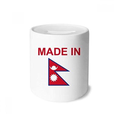 Imagem de DIYthinker Caixa de cerâmica feita no Nepal Country Love Money Box para presente de cofrinho