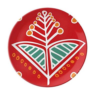 Imagem de Vasos do México Totems Antiga Civilização Prato Decorativo de Porcelana Salver Prato de Jantar