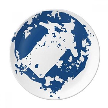 Imagem de Arrow Design simples, redondo, ilustração, placa decorativa, salver, louça, jantar