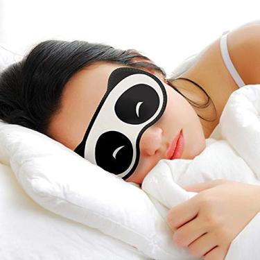 Imagem de Mascara de Sono Criativa Tapa Olho Para Dormir Animal Panda