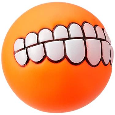 Imagem de Western Pet PET-356 Brinquedo para Cão Bola Dentes, Amarelo/Azul/Laranja/Rosa