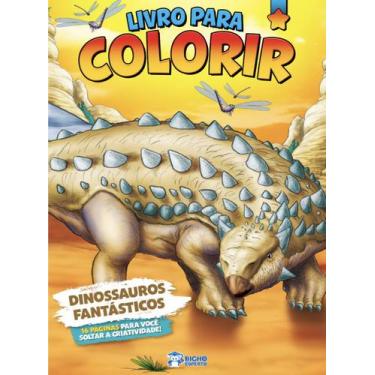 Imagem de Livro Para Colorir - Dinossauros Fantásticos - Bicho Esperto
