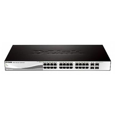 Imagem de Switch 24p D-Link DGS-1210-28 - 24p 10/100/1000Mbps + 4p Combo/SFP - Gerenciável Web