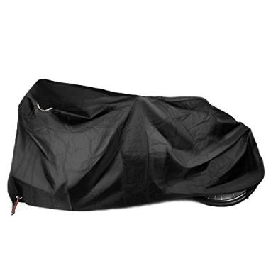 Imagem de Capa de bicicleta Tandem Kotivie, Preta, à prova d'água, Poliéster Oxford, Proteção solar, Armazenamento extra longo, 2 lugares