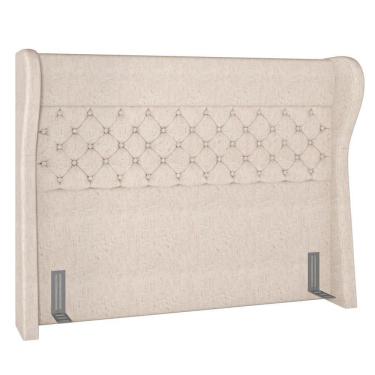 Imagem de Cabeceira Cama Box Casal 140Cm Trinidad P02 Linho Cru