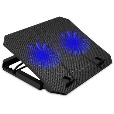 Imagem de Base Gamer Notebook Maxprint Popmax Light 15,6'' 5 Ajustes 2x USB 2x Fan - Preto - 60000117