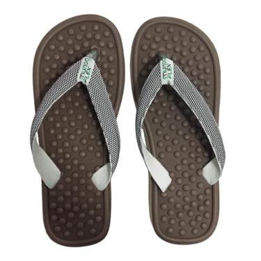 Imagem de Chinelo Ortopédico Feminino Mundo Flex Massageador Confortável Macia 822