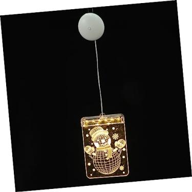 Imagem de NOLITOY 1Pc Atmosfera De Natal Lustre Floco De Neve Luzes De Natal Floco De Neve Luz Da Janela LED Luzes Do Floco De Neve Luzes Decorativas Para Decoração De Casa LED Lustre Lâmpada De