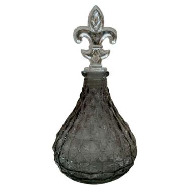 Imagem de Licoreira em Cristal com Tampa Flor de Lis - 18,5cm - 35678