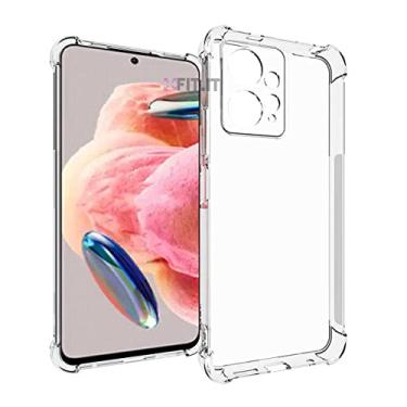 Imagem de Capinha Capa Anti Impacto Proteção Câmera para Xiaomi Redmi Note 11 12 13 (Transparente, Redmi Note 12 4G)