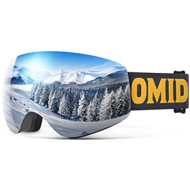 Imagem de OMID Óculos de esqui para crianças, Z1, proteção UV, anti-embaciamento, óculos de neve OTG sem moldura, óculos de snowboard para meninos, meninas, jovens