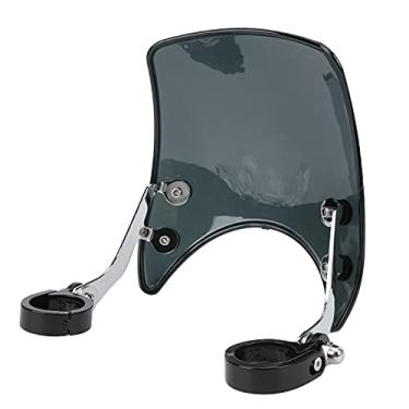 Imagem de Pára-brisa Universal para Motocicleta, Defletor de Vento para Motocicleta, Excelente Resistência Ao Vento para Decoração de Motocicleta para Garfo Dianteiro de 38-41 Mm/1,5-1,6 pol.
