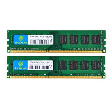 Imagem de Rasalas Kits de 16 GB (2 x 8 GB) PC3L -12800 DDR3L 1600 MHz UDIMM 2Rx8 1.35V 1.5V CL11 240PIN Dual Rank DIMM Non-ECC Unbuffered Desktop Memory Computer RAM Upgrade