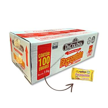 Imagem de Paçoquinha Caixa 100 unidades DaColonia