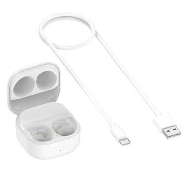 Imagem de Capa de carregamento compatível com Samsung Galaxy Buds FE, estação de carregamento de substituição para carregador compatível com Samsung Galaxy Buds FE SM-R400