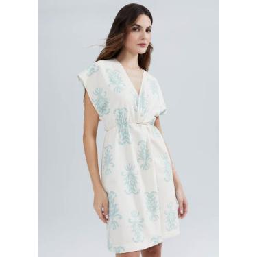 Imagem de Vestido Curto Estampado Em Viscolinho - Hering