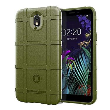 Imagem de Capa para LG K30 2019, capa de material de fibra de carbono, suave antiderrapante, macia, anti-impressões digitais, capa totalmente protetora para LG K30 2019