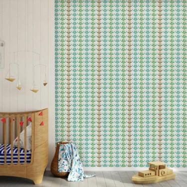 Imagem de Papel de Parede Infantil Corujas