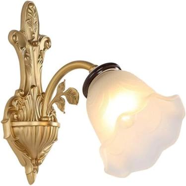 Imagem de Luminária de parede moderna, arandela de madeira longa rústica, luminária de parede LED linear vintage, luminária de parede para banheiro, para quarto, sala de estar, vestiário, 6000K, lâmpa