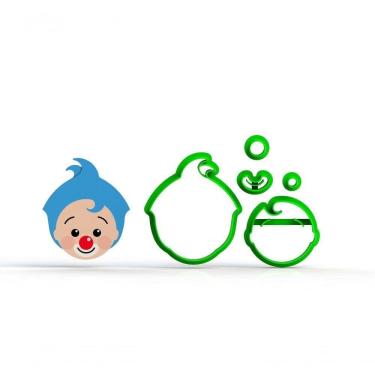 Imagem de Cortador Circo - Palhaço Plim Plim 5 Cm