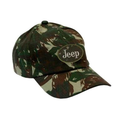 Imagem de Boné Militar Rip Stop Com Patch Aplicado Jeep Elipse  Camuflado - Mund