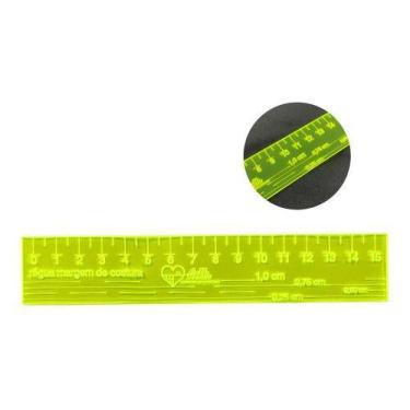 Imagem de Régua De Margem De Costura 3 Cm X 15 Cm Patchwork, Costura  - Adb, Cor