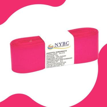 Imagem de Fita Para Laço De Gorgurão Rosa Escuro - 38mm C/10 Metros - NYBC