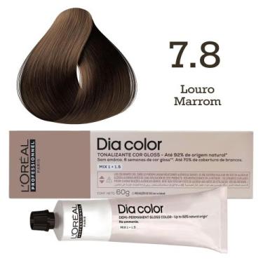 Imagem de Tonalizante Dia Color 7.8 Louro Marrom L'Oréal Professionnel - L'oreal
