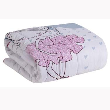 Imagem de Edredom Infantil Ballerina Kit 5 Peças Juvenil Cor Rosa para Menina Te