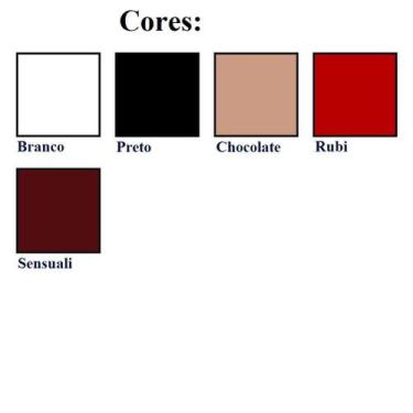 Imagem de Material p/ 2 camisola sensually 2 - Rendas TDB, Preto