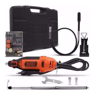 Imagem de Micro Retifica 180w C/ 113 Peças Rt18k 220v - Black&Decker , 220