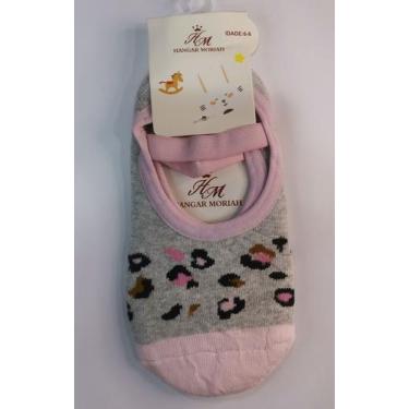Imagem de Meia Sapatilha Pilates Infantil menina com Estampas Antiderrapante - s