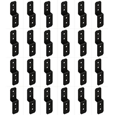 Imagem de Simpson Strong-Tie APVDJT1,75-4 realces para ambientes externos coleção Avant 7,62 cm. ZMAX, gravata de viga para convés revestida com pó preto para 3,5 cm. Madeira, pacote com 24