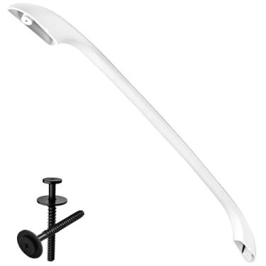 Imagem de 316443601 Maçaneta de substituição de maçaneta de forno de substituição compatível com Frigidaire Kenmore Electrolux forno elétrico de parede AP3906094 PS1147400 Inclui 2 parafusos 316433300