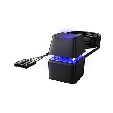 Imagem de 1 one enjoy Extensão de botão de energia para PC, botão de interruptor de energia do computador, adaptador de controle liga/desliga para desktop (1,65 m)