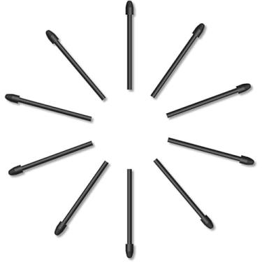 Imagem de Pacote com 10 pontas de substituição PN05A compatíveis com Huion Digital Pen Stylus PW517 para Huion Pen Display Kamvas 12, Kamvas 13, Kamvas 16 2021, Kamvas 22, Kamvas 22 Plus (preto, pacote com 10)