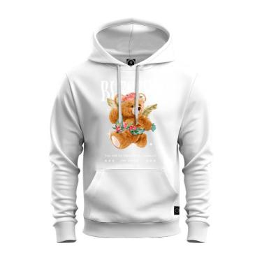 Imagem de Moletom Confortável Algodão Premium Estampado Unissex Blessed Urso - S