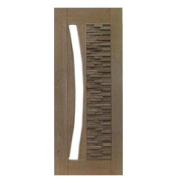 Imagem de Porta de Madeira Mix Arco p/Vidro Maciça Cedro Arana Casmavi, 102cm x 