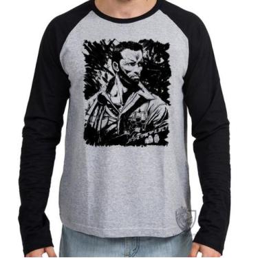 Imagem de Camiseta Manga Longa  Predador Arnold Schwarzenegger - Empório Dutra, 