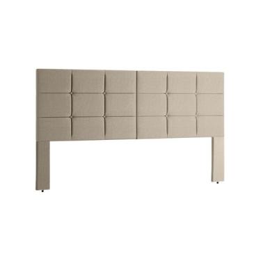 Imagem de Cabeceira com pés para cama box casal 1,40 dubai - 5 cores - AMERICA M