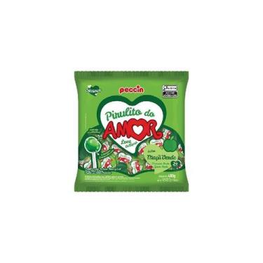 Imagem de Pirulito Maçã Verde Do Amor 480G - Peccin