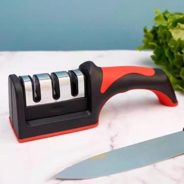Imagem de Amolador Afiador De Facas Profissional Cerâmica Chef - GENZO