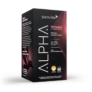 Imagem de Alpha Women Multivitamínico Premium 60 Caps  Pura Vida, Natural