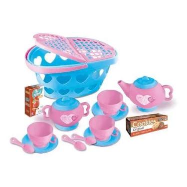Imagem de Kit Cozinha Infantil Cházinho 14 Peças - Zuca Toys