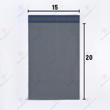 Imagem de 500 Envelope Segurança Ecológico Cinza Sedex 12x18 15x20 20x20 13x25 1