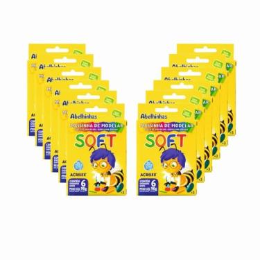 Imagem de Massinha de Modelar Acrilex - Kit com 12 Caixas (6 Unidades cada)